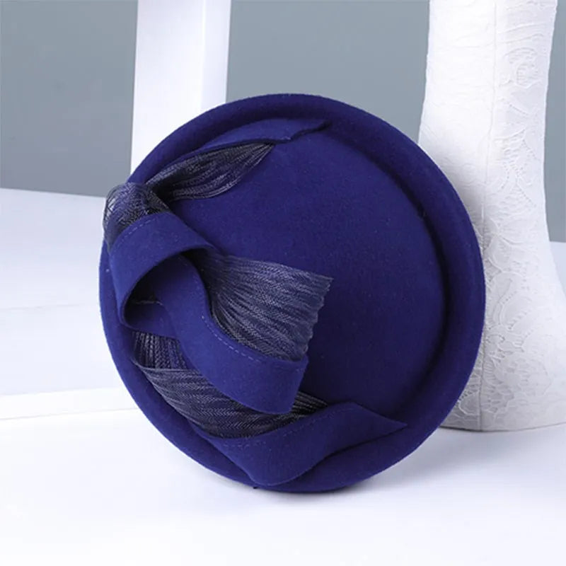 EE 3119  new winter wool beret qiu dong joker hat woman felt trilby restoring ancient ways of England