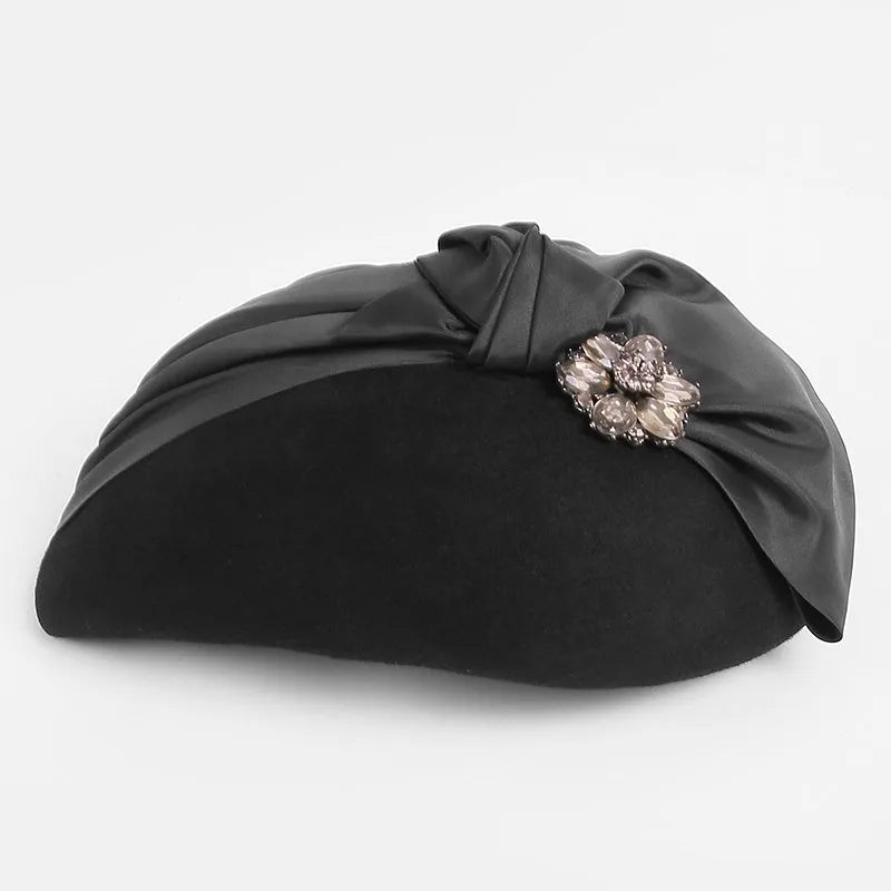 3131 Pillbox Hat Vintage Wool Fascinators Hats 20s 50s Cocktail Tea Party Wedding Church Hat