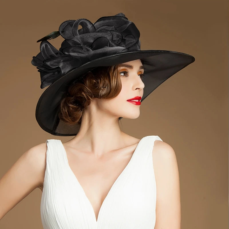 EE 4002 Carnival  Organza  Fascinator Hat