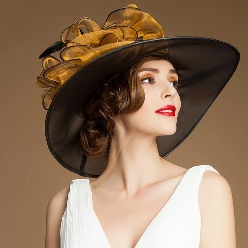 EE 4002 Carnival  Organza  Fascinator Hat