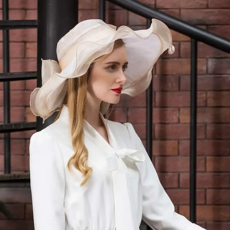 EE 4004 Organza  Pink Pillbox Hats