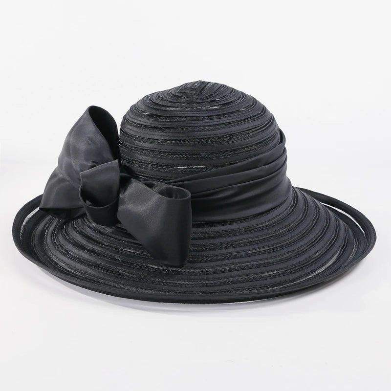 EE 4012 Spring and Summer  /Leisure /Sunshade Beach Hat/ stripe /Wide Brim /Elegant Tea Party /Casual /Daily Wear
