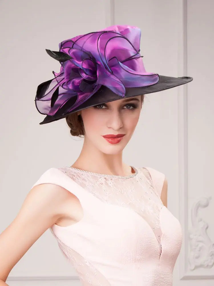 EE 4034 Spring and Summer/Horse Race Headpiece /Organza /Carnival /Special Occasion /Evening Headpiece  /Cocktail Derby Party