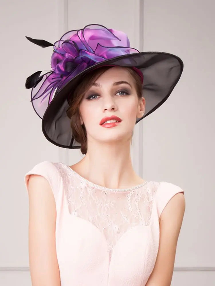 EE 4034 Spring and Summer/Horse Race Headpiece /Organza /Carnival /Special Occasion /Evening Headpiece  /Cocktail Derby Party