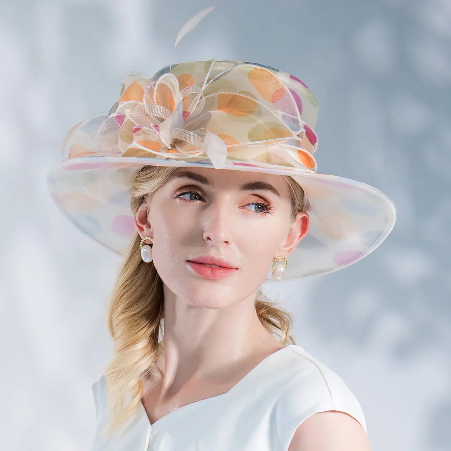 EE 4034 Spring and Summer/Horse Race Headpiece /Organza /Carnival /Special Occasion /Evening Headpiece  /Cocktail Derby Party