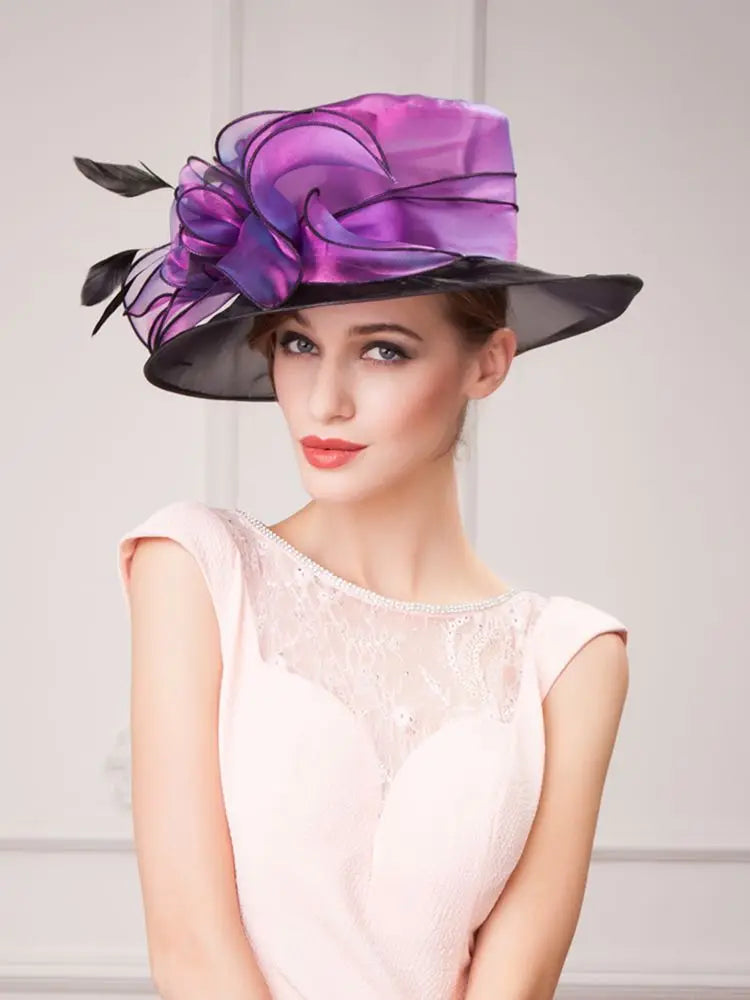 EE 4034 Spring and Summer/Horse Race Headpiece /Organza /Carnival /Special Occasion /Evening Headpiece  /Cocktail Derby Party