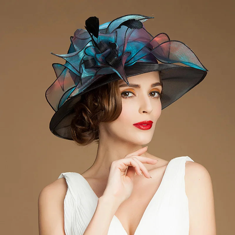 EE 4034 Spring and Summer/Horse Race Headpiece /Organza /Carnival /Special Occasion /Evening Headpiece  /Cocktail Derby Party