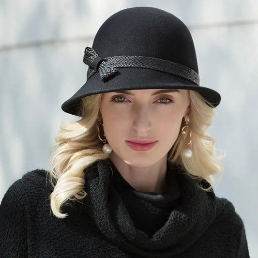 EE 5019 autumn and winter new Korean version of all fashion woolen hat winter casual women adult top hat elegant hat women