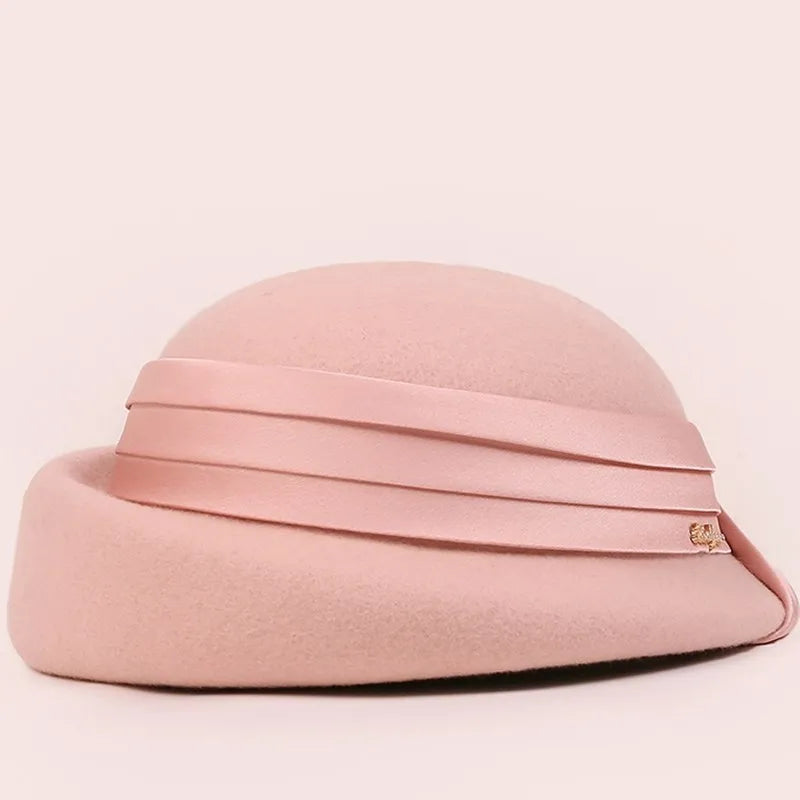EE 5053 Autumn/Winter New Fashionable Face Small Popular Beret English Wool Top Hat Winter Hat Women's Style