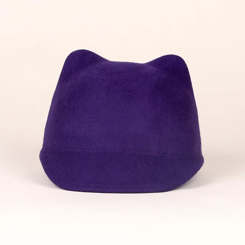 FADVES Stylish Wool Felt Newsboy Cap,  Classic Flat Brim Design, Indoor Fashion Accessory 5067