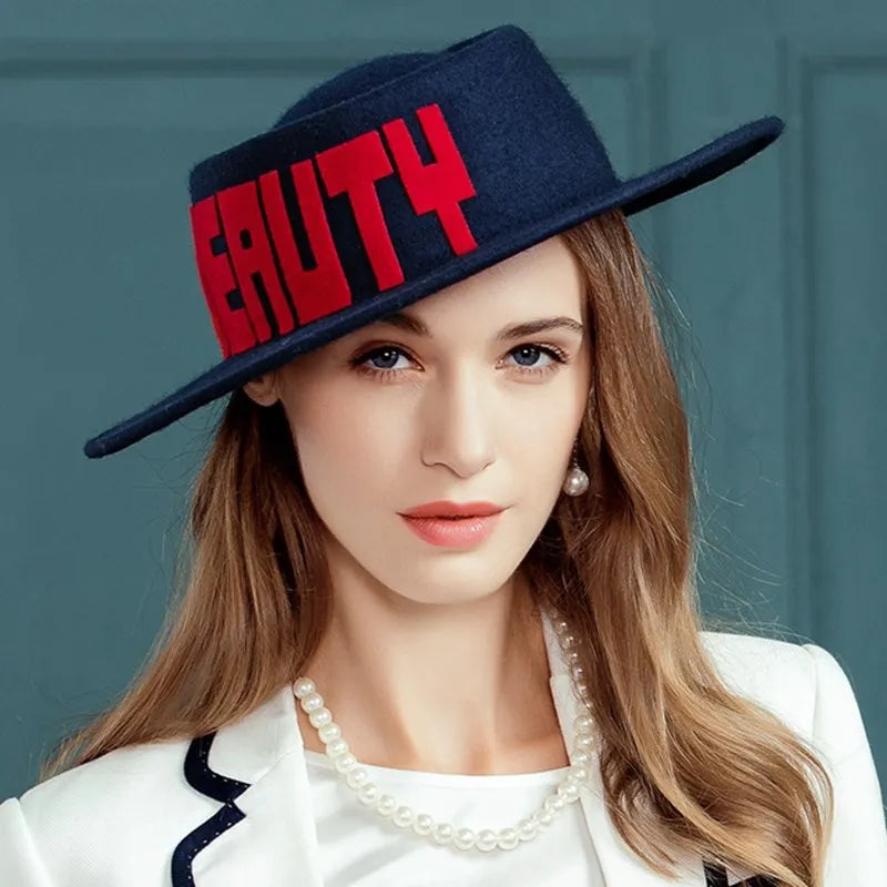 EE 5073 Autumn winter Europe and the United States casual all-match woolen hat fashion lady Autumn woolen hat woman