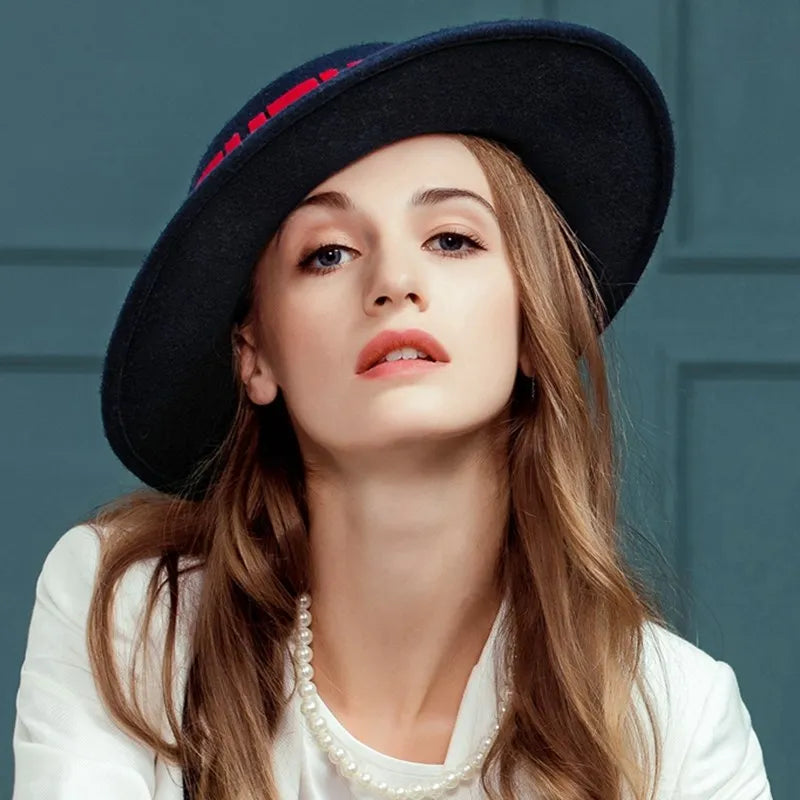EE 5073 Autumn winter Europe and the United States casual all-match woolen hat fashion lady Autumn woolen hat woman
