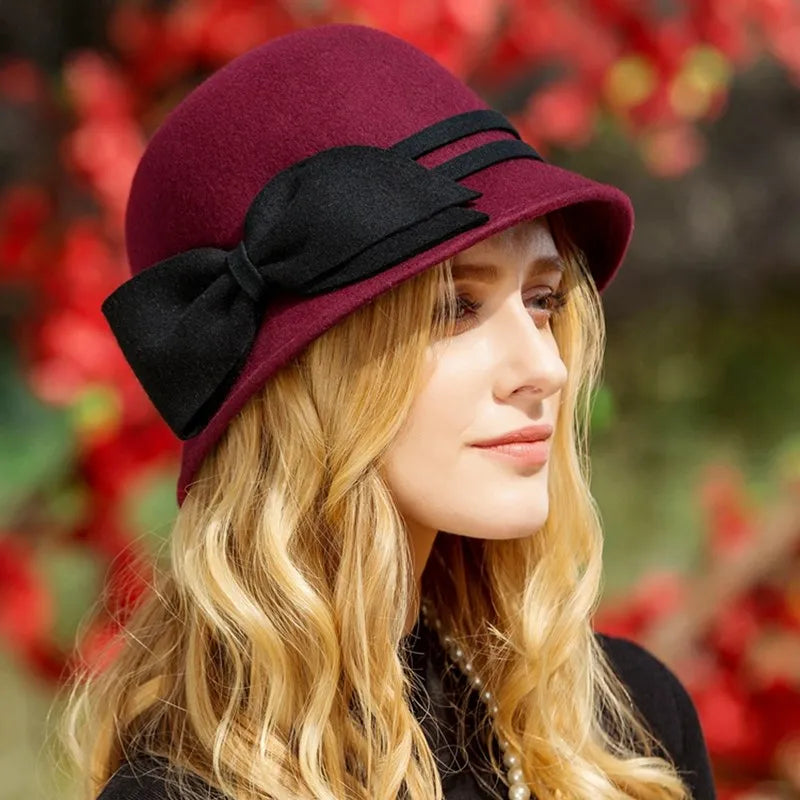 EE 5075  winter new tide han edition autumn/winter pure wool hat leisure joker hat woman