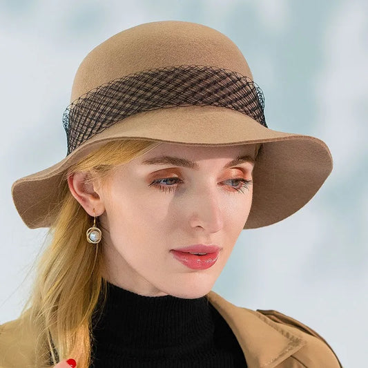 EE 5082  Autumn and Winter Top Hat Versatile and Elegant Hat for Women