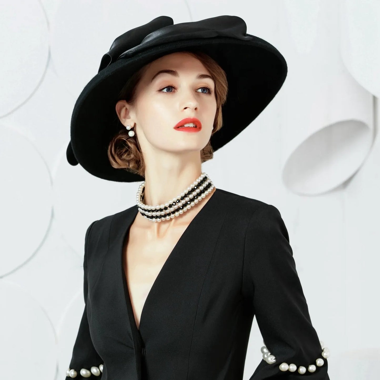 EE 5107 autumn and winter new British retro wool top hat Korean version of hipster casual all-match ball hat girl