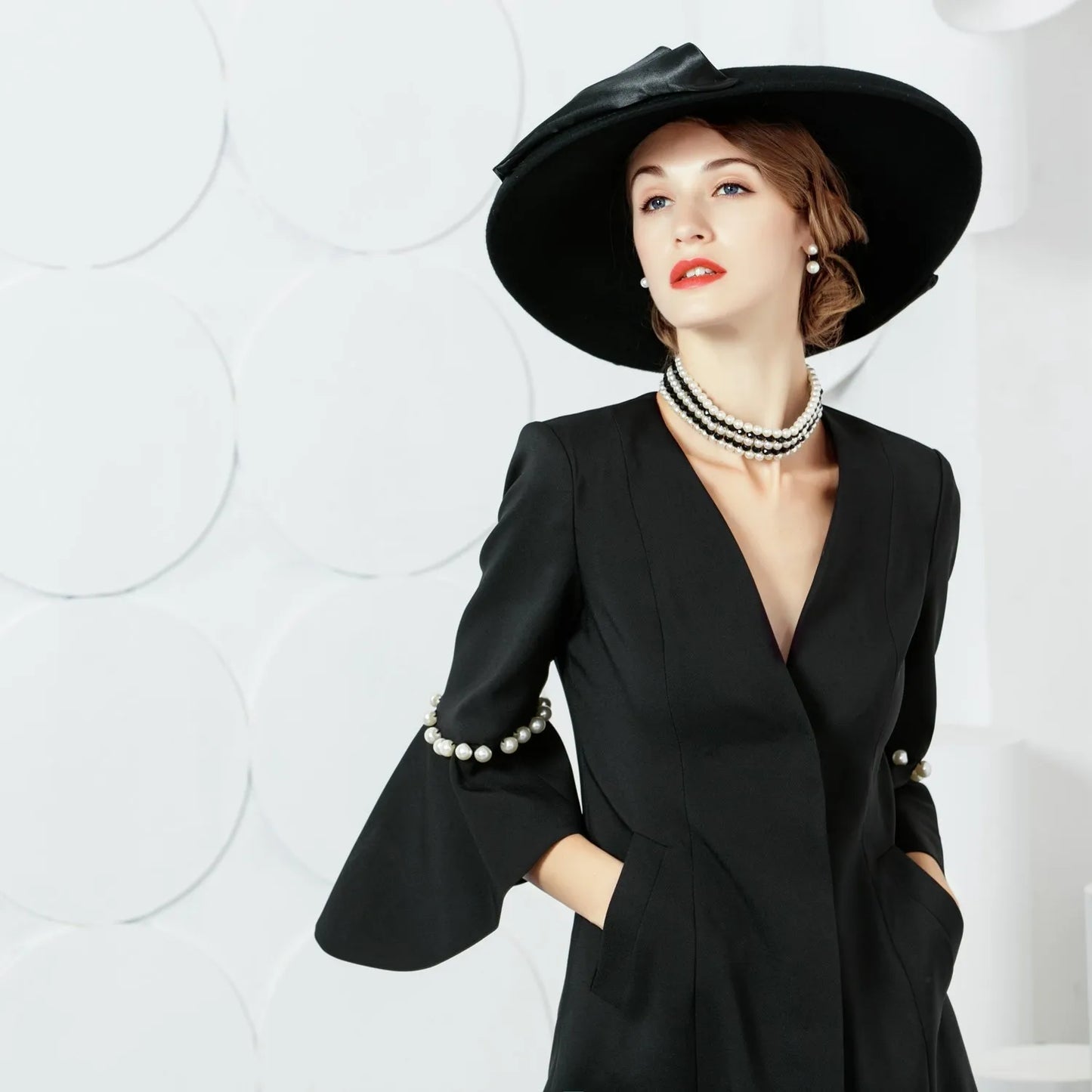 EE 5107 autumn and winter new British retro wool top hat Korean version of hipster casual all-match ball hat girl