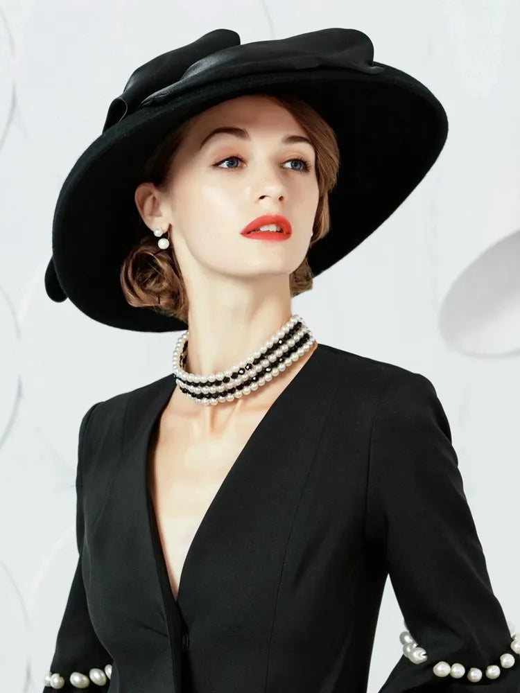 EE 5107 autumn and winter new British retro wool top hat Korean version of hipster casual all-match ball hat girl