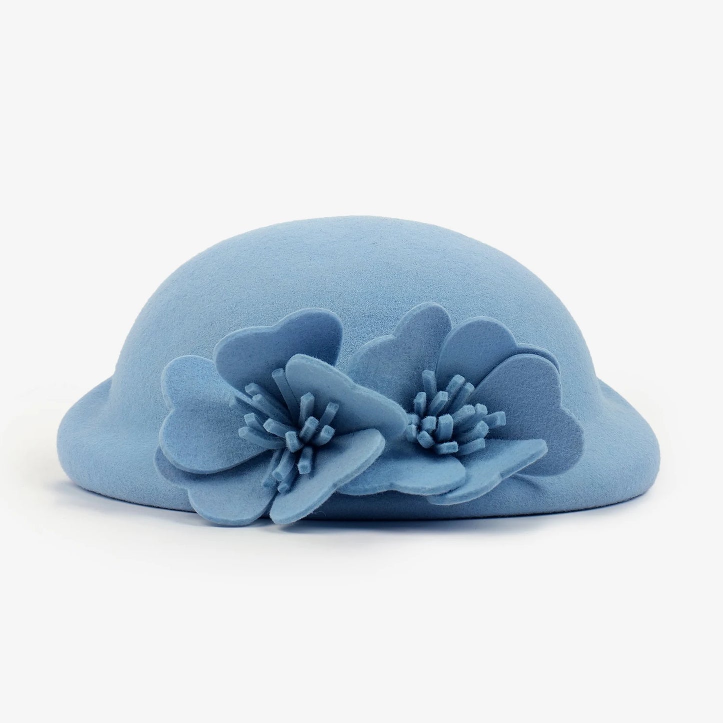 EE 5108 Autumn and Winter/Vintage/100% Australian Wool Felt/Delicate/Floral/Ladies Tea Party/Party/Beret/Wool Felt Hat