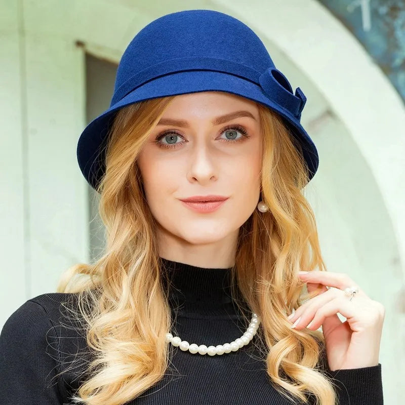 EE 5122 new winter about British wool hat leisure female winter tide fisherman joker elegant hat