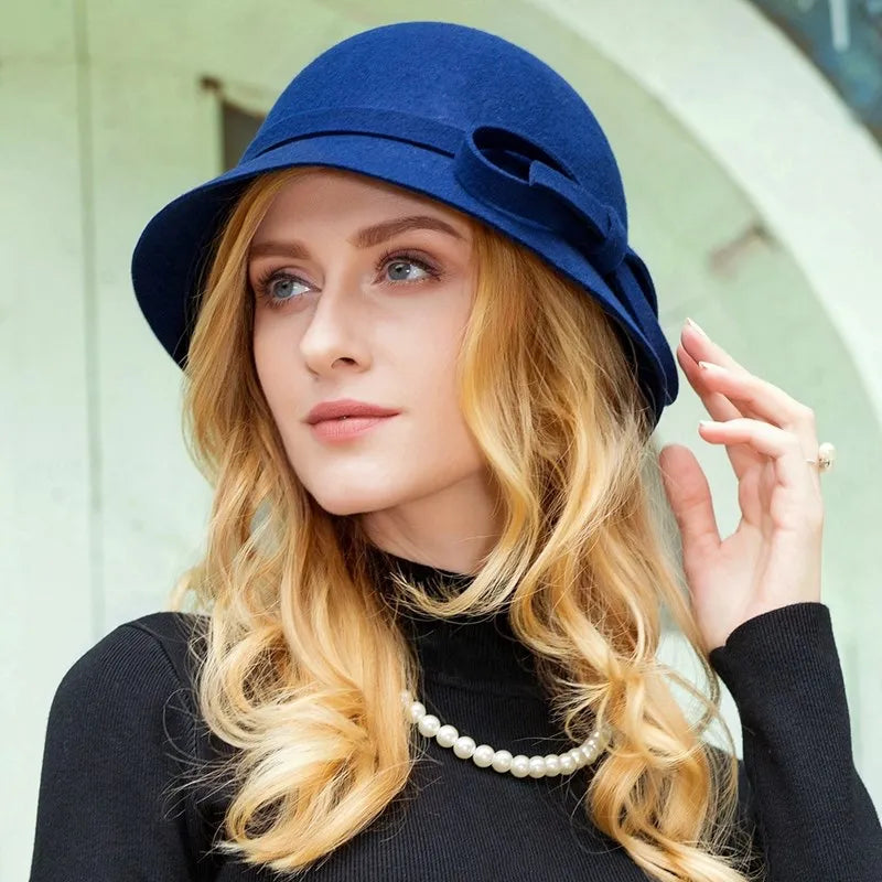 EE 5122 new winter about British wool hat leisure female winter tide fisherman joker elegant hat