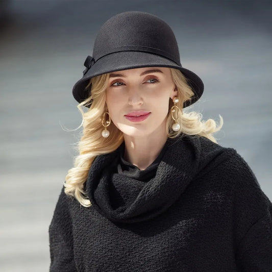 EE 5128 new winter han edition hat British female retro fashion hat