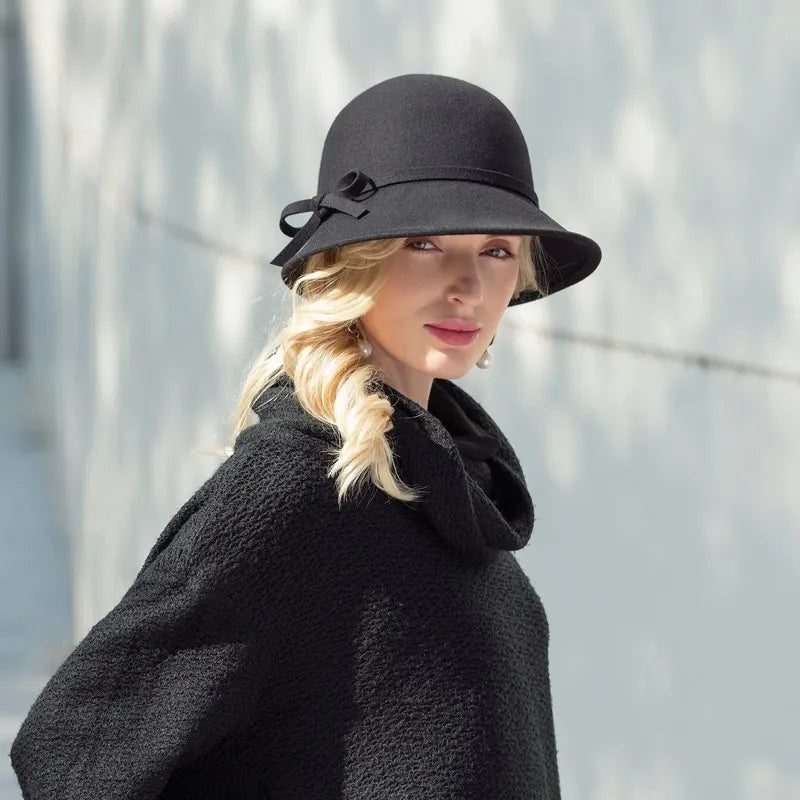 EE 5128 new winter han edition hat British female retro fashion hat