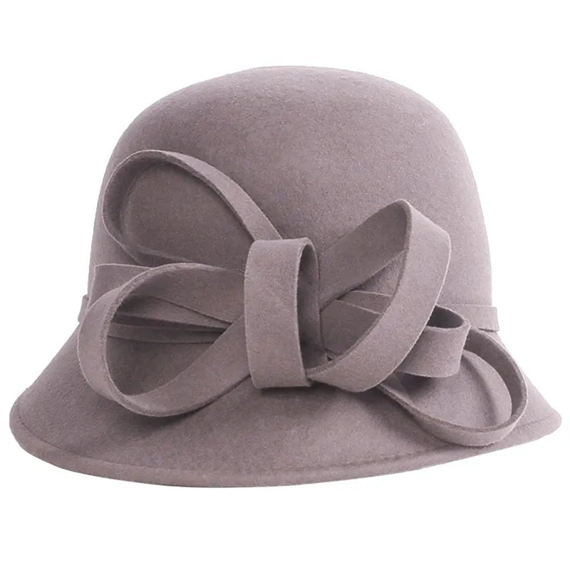 EE 5176 Autumn and Winter New British Wool Top Hat Elegant and Casual Versatile Warm Hat for Children
