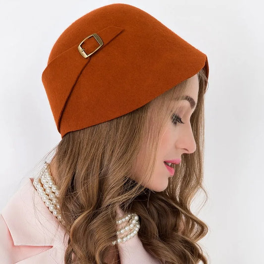 EE 5183 autumn new casual hat Korean version of winter female woolen hat Korean tide all elegant wool hat