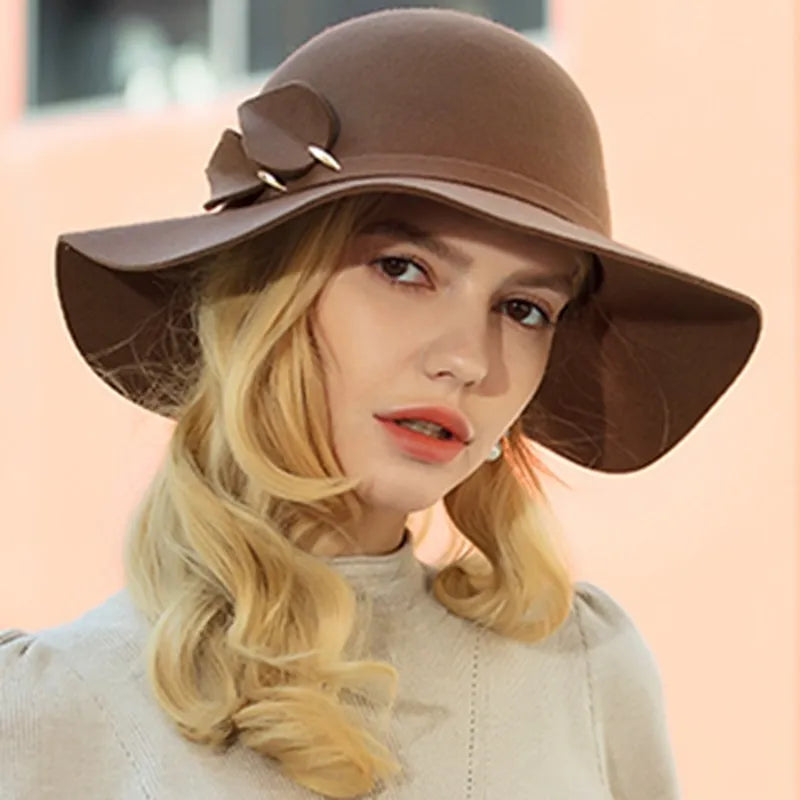 EE 5221 winter new British women's woolen hat hipster all-match woolen hat