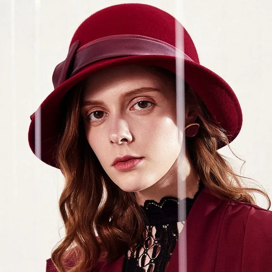 EE 5238 autumn new wool hat dome basin hat casual winter hat female Korean version tide