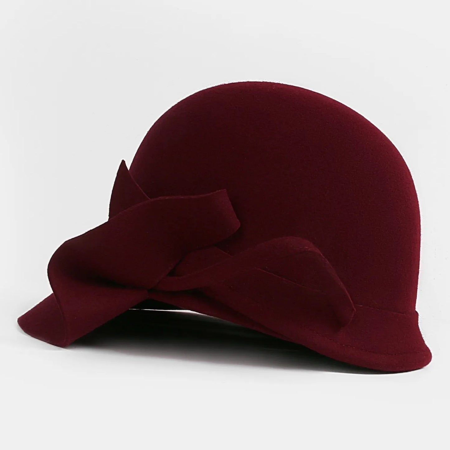 EE 5290 new winter joker pure color French felt trilby hat romance