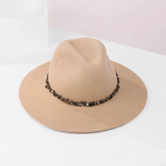 EE 5296 autumn new wool hat dome basin hat casual Korean jazz hat tide winter hat woman