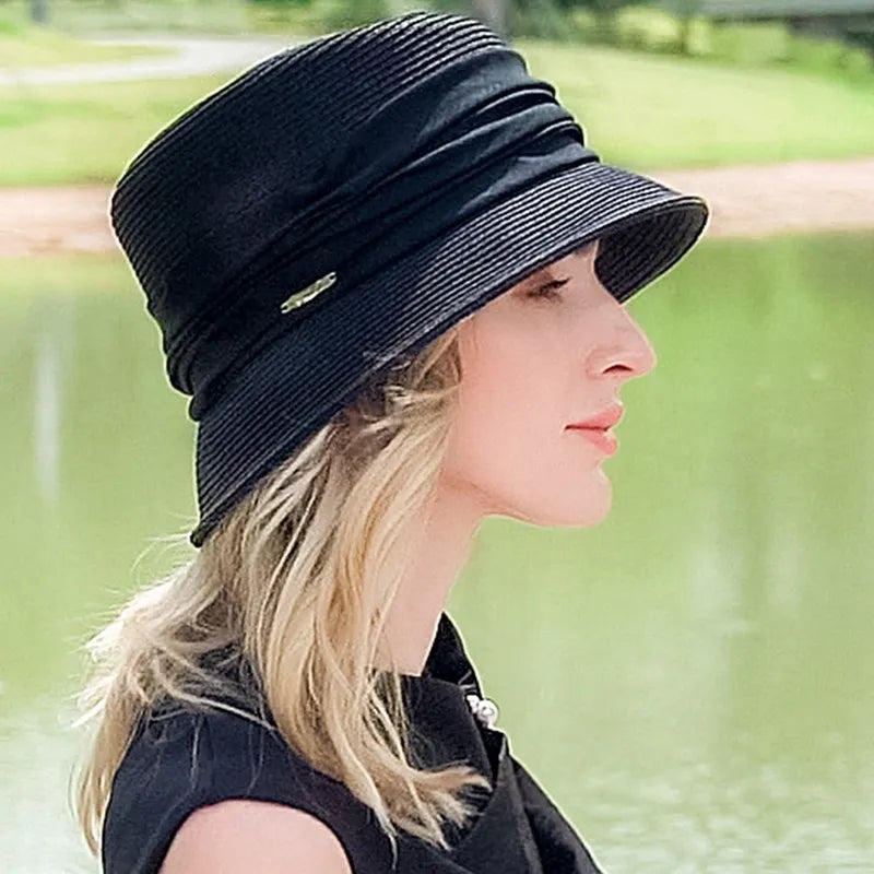 EE 7021 Summer New Travel Sunshade Straw Hat Sunshade Hat Female Summer