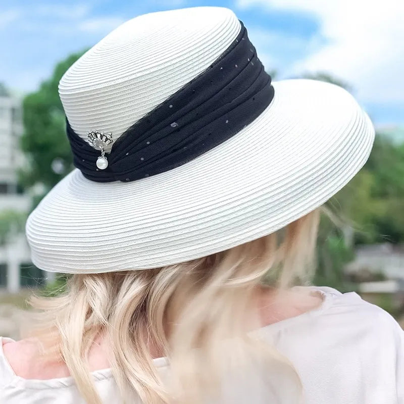 EE 7030 Summer New British Retro Versatile Sun Protection, UV Protection, Sun Visor Hat, Children's Summer