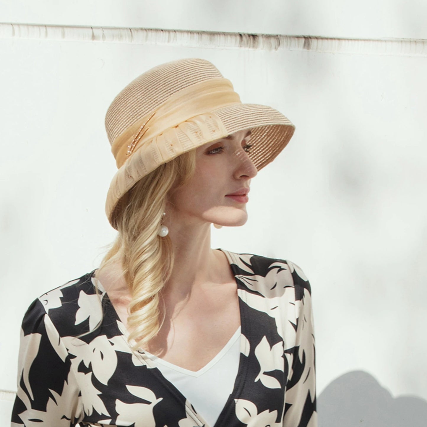 EE 7076 Summer/Original Design/Stylish/delicate/ribbon/Daily Wear/Casual Hat/Rivet/Fascinator/Sun Protection/Sunbonnet/Straw Hat