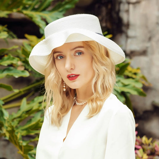 EE 7085 Summer New Leisure Sunshade, Sun Protection, UV Protection Straw Hat, Beach Hat, Children's Summer Hat