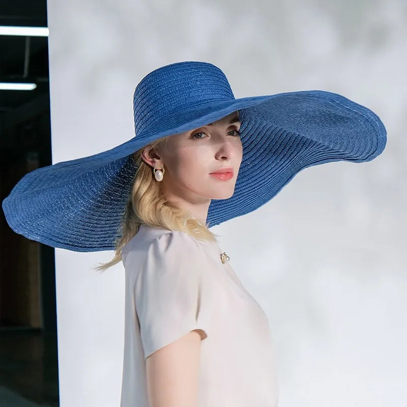 Hats Fiber Bowler / Cloche Hat Bucket Hat Straw Hat Beach Melbourne Cup Elegant & Luxurious Boho With Pure Color Headpiece Headwear 7094