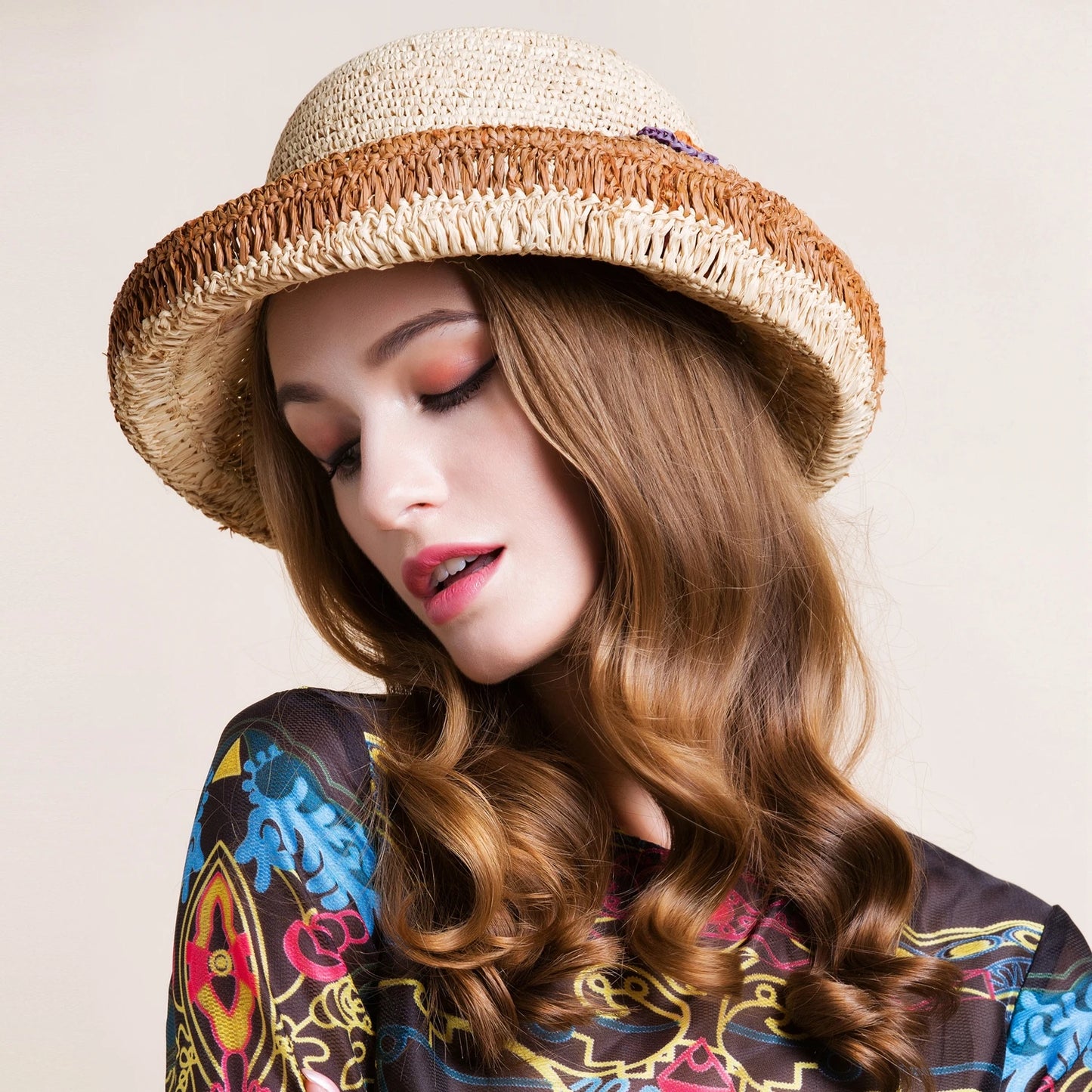 EE 7107 Summer/Romantic/delicate/Stylish/Casual Hat/Fascinator/Sun Protection/Sunbonnet/Straw Hat