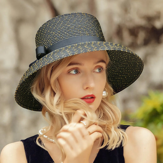 EE 7126 New Summer Beach English Elegant Sun Hat Sun Hat Children's Summer