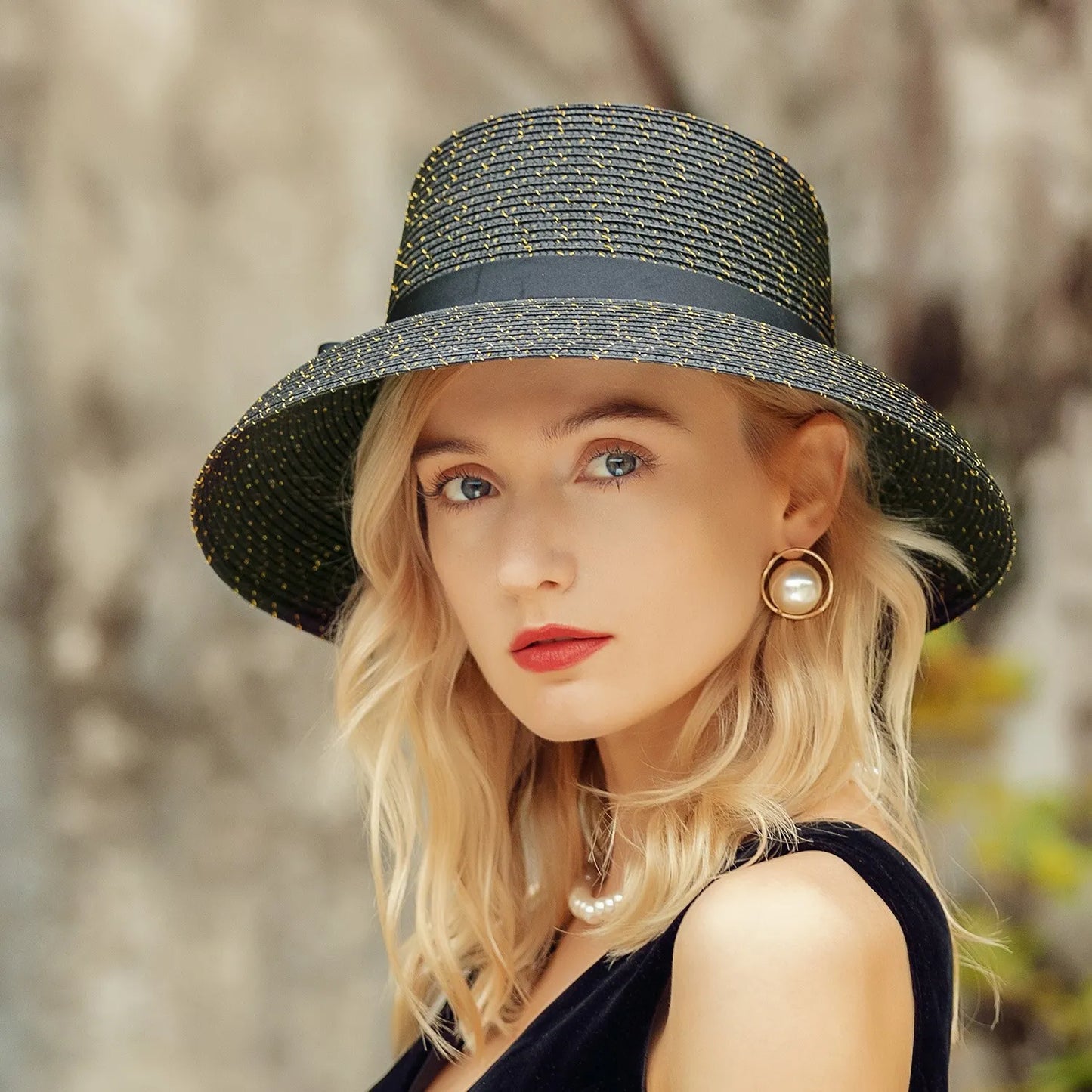 EE 7126 New Summer Beach English Elegant Sun Hat Sun Hat Children's Summer