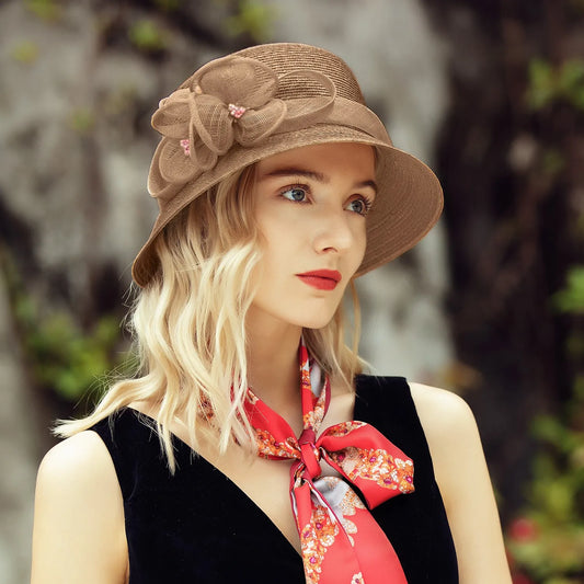 EE 7162 Summer New British Style Celebrity Wind Sunshade Sun Hat Hat Children's Summer