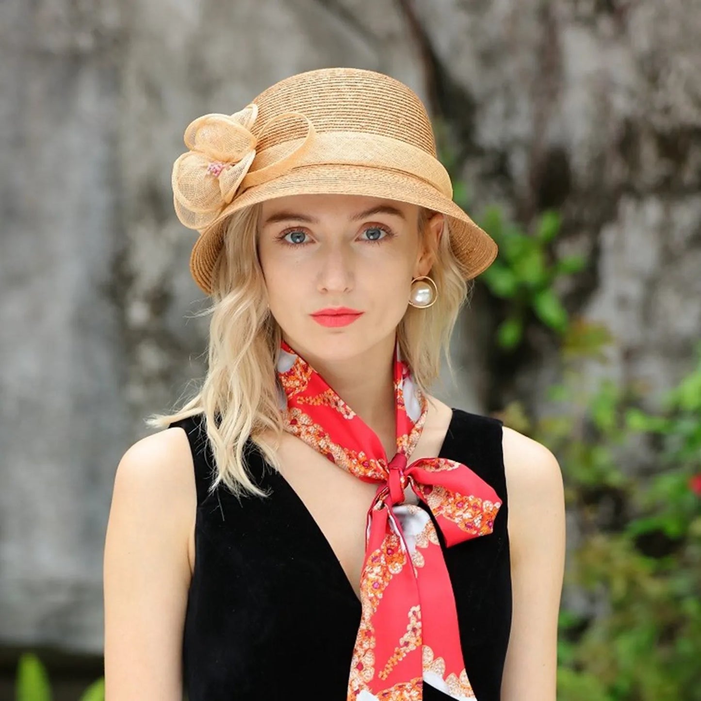 EE 7162 Summer New British Style Celebrity Wind Sunshade Sun Hat Hat Children's Summer