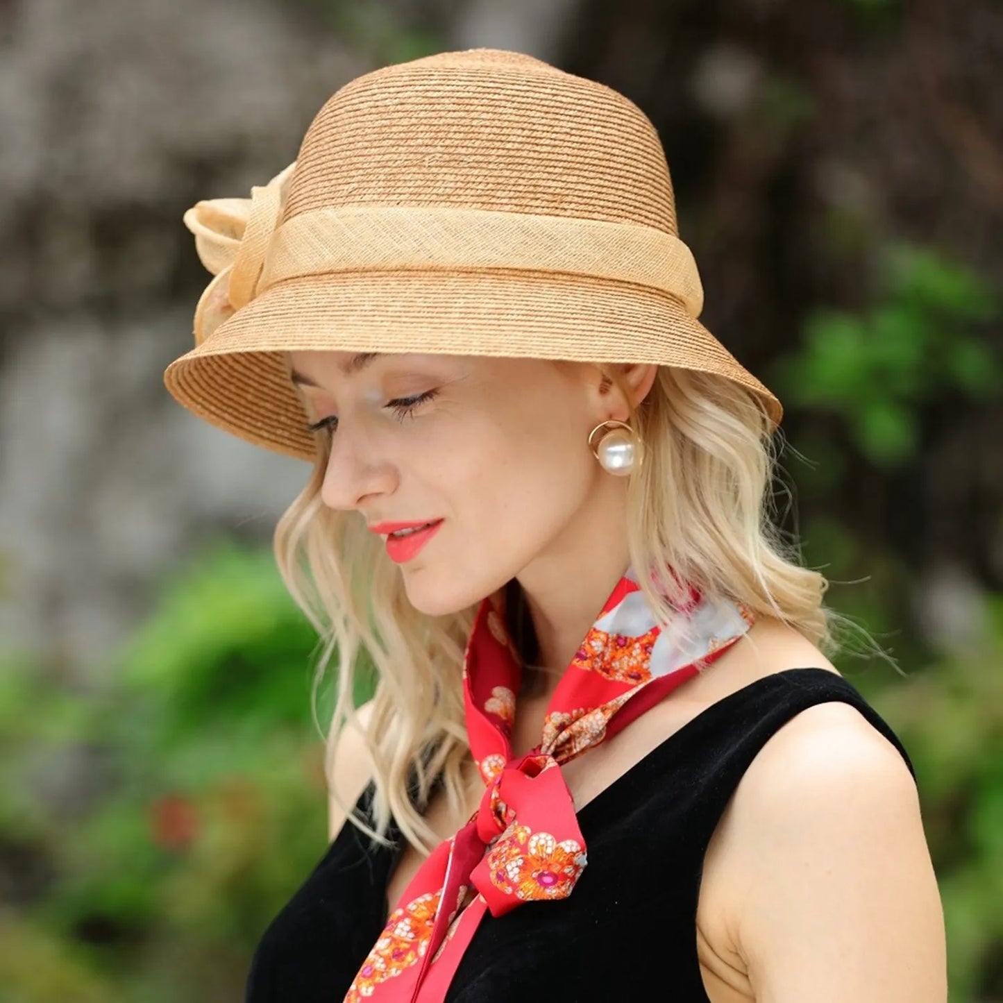 EE 7162 Summer New British Style Celebrity Wind Sunshade Sun Hat Hat Children's Summer