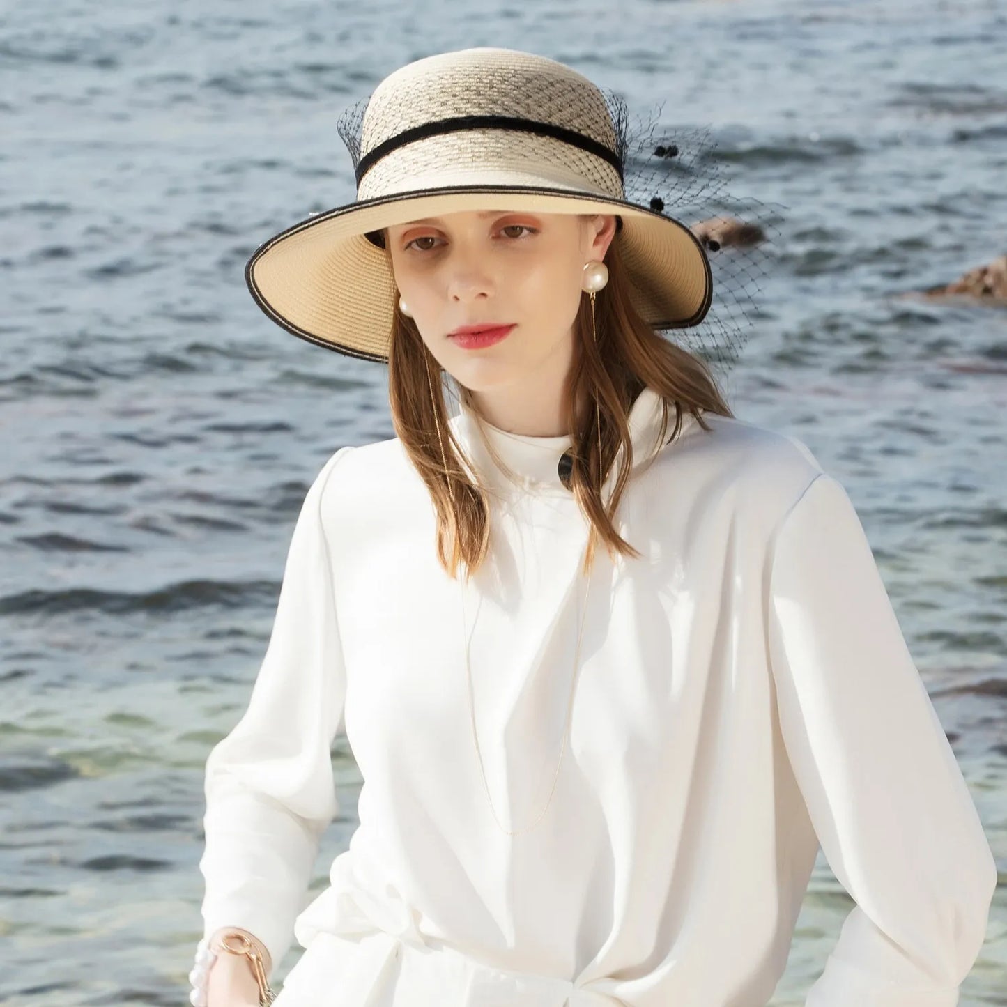 EE 7165 Foldable Versatile Mesh Dome Beach Hat Children's Summer Sunshade Hat