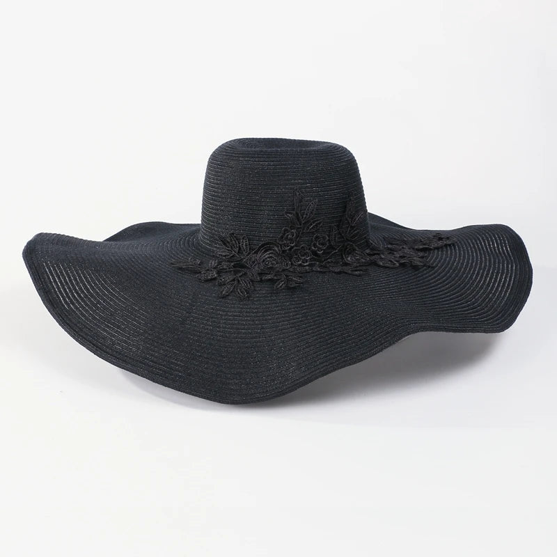 EE 7168 Sunshade Beach Hat  Straw Hat