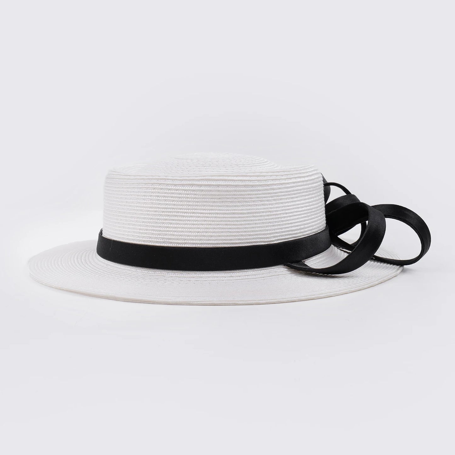 Women's Summer Polyester With Bowknot Kentucky Derby Church Hats/Panama Hats