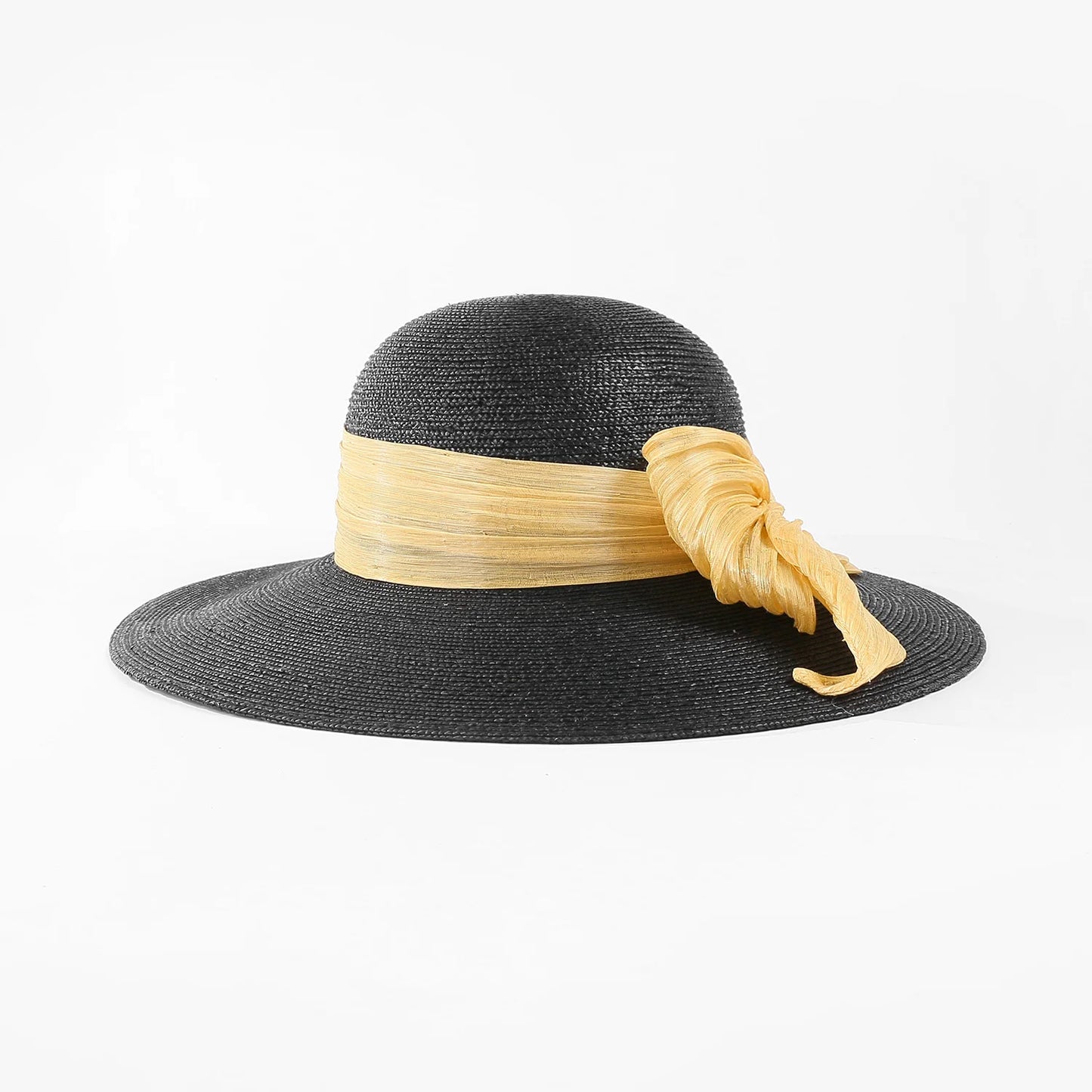 Womens Sun Straw Hat Wide Brim UPF 50 Summer Hat Foldable Roll up Floppy Beach Hats for Women
