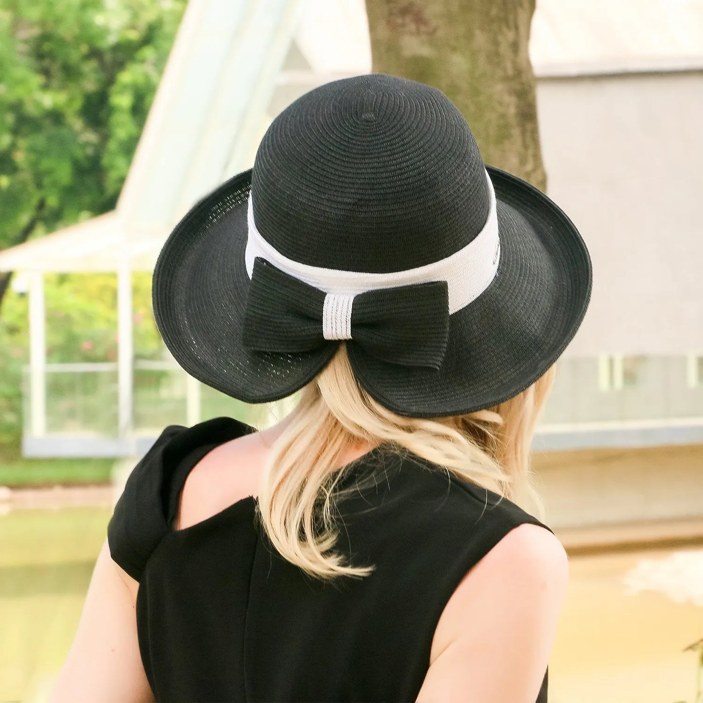 EE 7222 Summer New Sunshade Sun Hat Women's Fashion Versatile Foldable Beach Hat Women