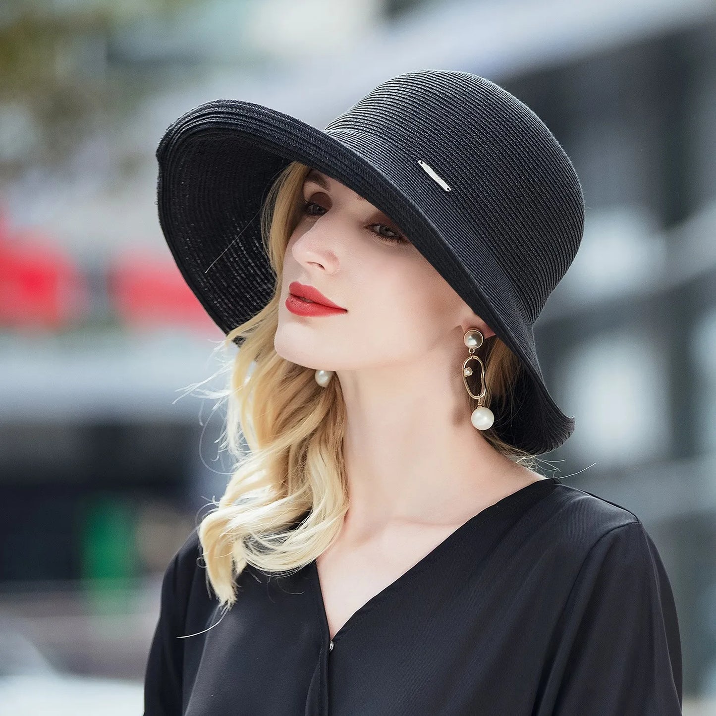 EE 7229 Summer New Fashion Leisure Beach Versatile Outdoor Breathable Sunshade Hat Women's Summer