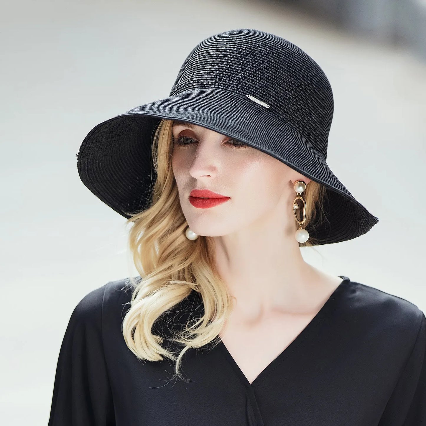 EE 7229 Summer New Fashion Leisure Beach Versatile Outdoor Breathable Sunshade Hat Women's Summer